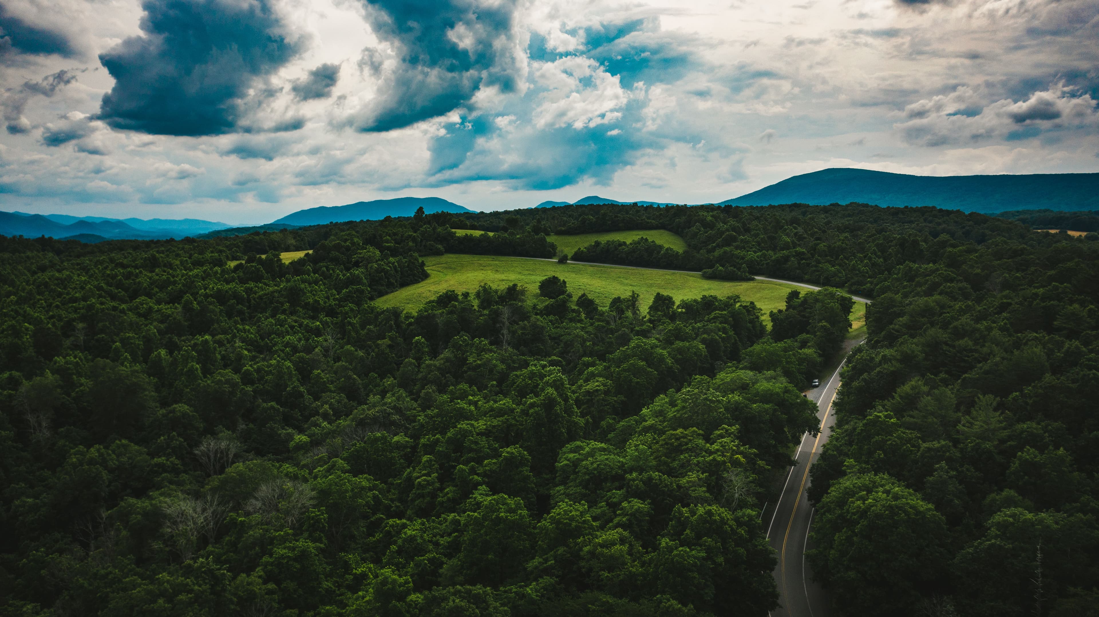 Virginia highway Blue Ridge
